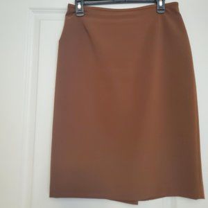 #474 EUC Alex Marie Brown Dress Skirt Size 6